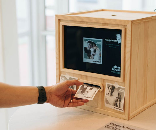 Glasshouse Partners with Receipt Booth for a Pop-Up That Captures Joy